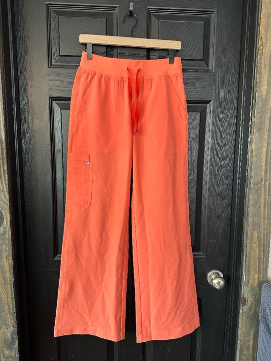 Figs Pants - FIGS Isabel High Waisted Wide Leg Scrub Pants Small Sunset Drift NWT Limited